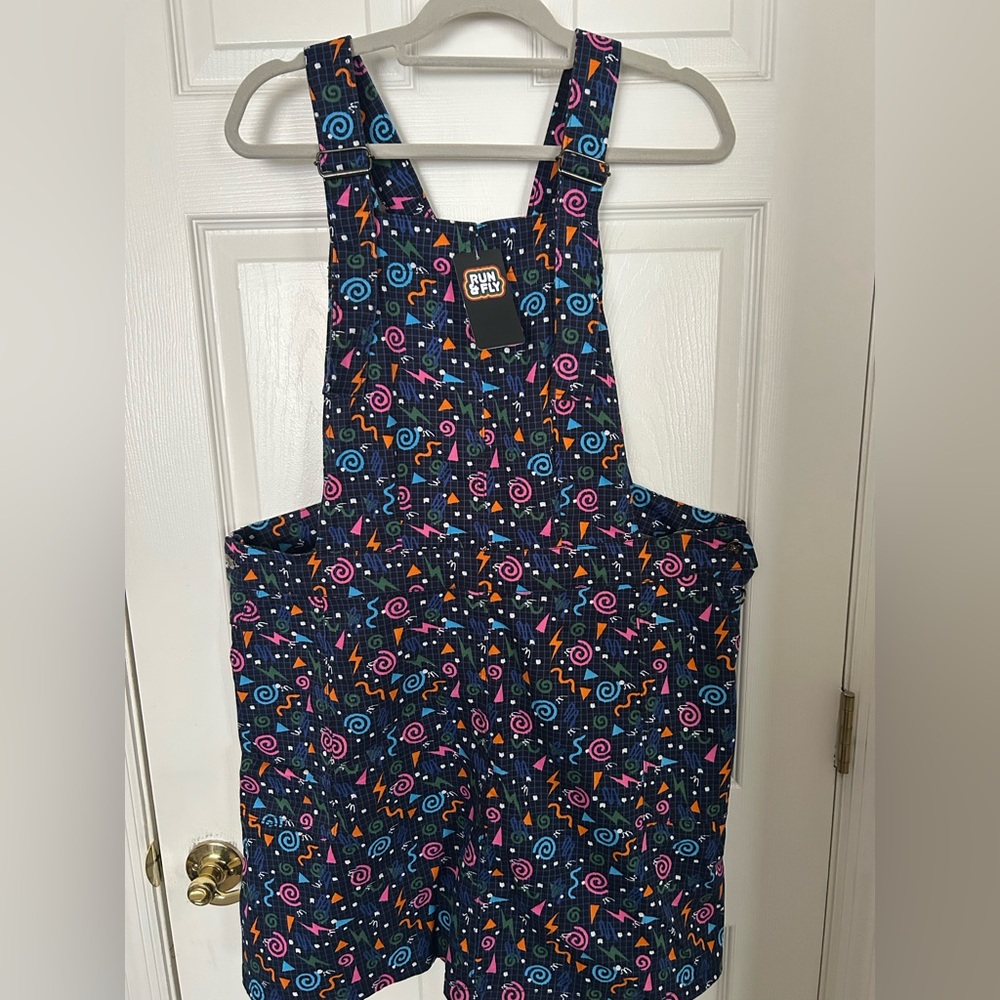 Funky Pinafore Dress- Run & Fly
